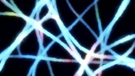 dynamic patterns of light: a visual journey through colorful energetic lines creating an abstract and mesmerizing display against a dark background