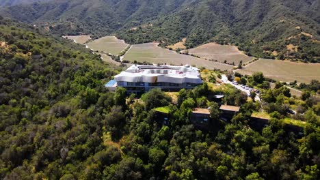 aerial shot of vik hote, millahue, chile