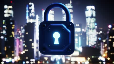 secure city night