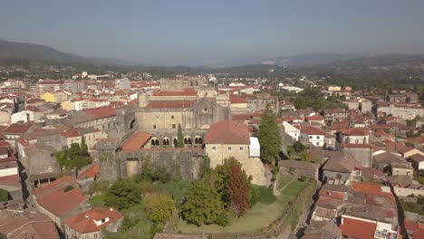 Aerial-Lanscape-of-Tui,-Spain