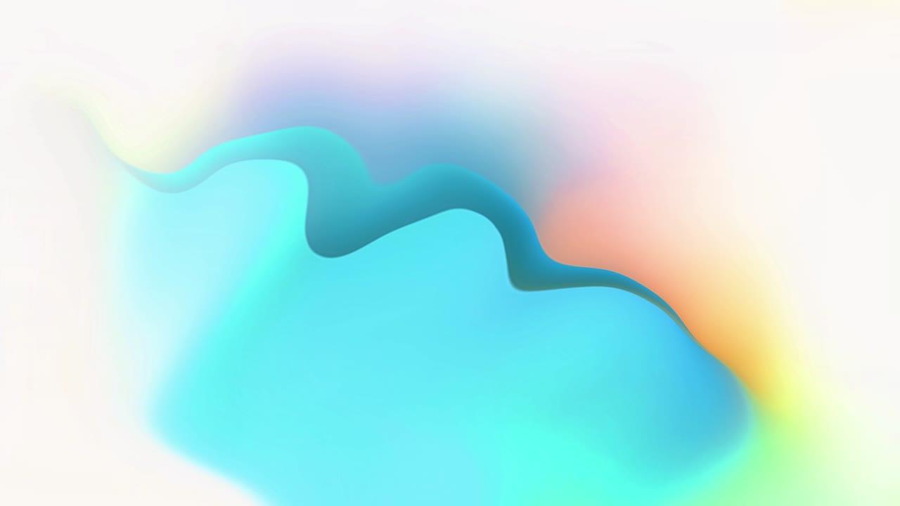 fondo de animación de bucle de seda de gradiente y onda líquida de colores abstractos.