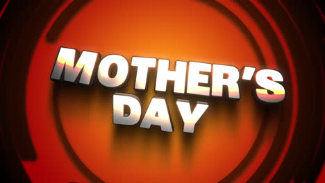 Mother-Day-text-with-circles-pattern-on-orange-texture