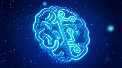 digital brain illustration