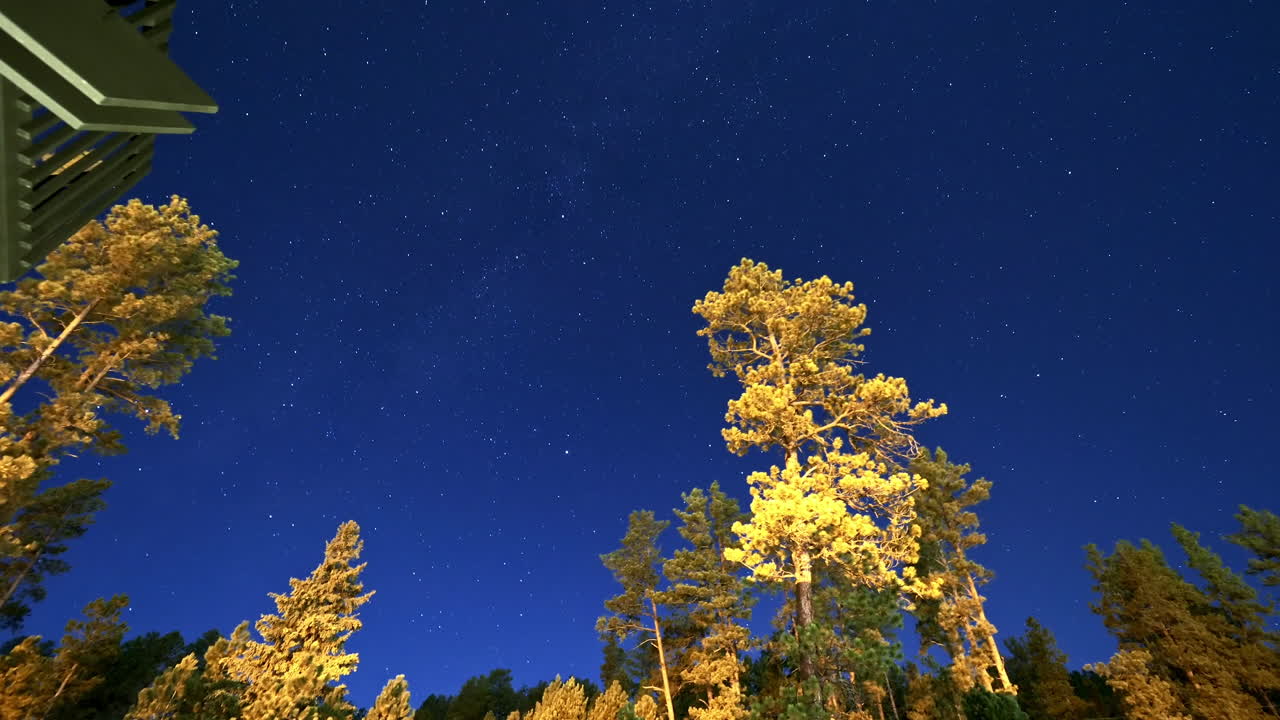 While on a travel assignment, I captured this time lapse of the stars rotating in the sky behind my KOA lodge in South Dakota.