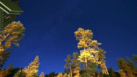 while on a travel assignment, i captured this time lapse of the stars rotating in the sky behind my koa lodge in south dakota.