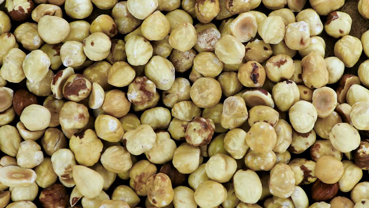 núcleos de avellana giratorios (con un bucle sin costuras)