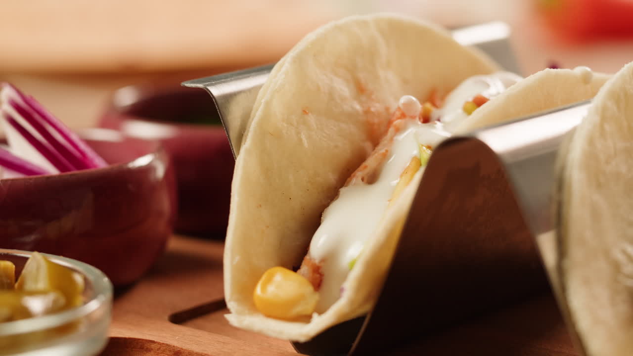 Delicious Tacos with Toppings