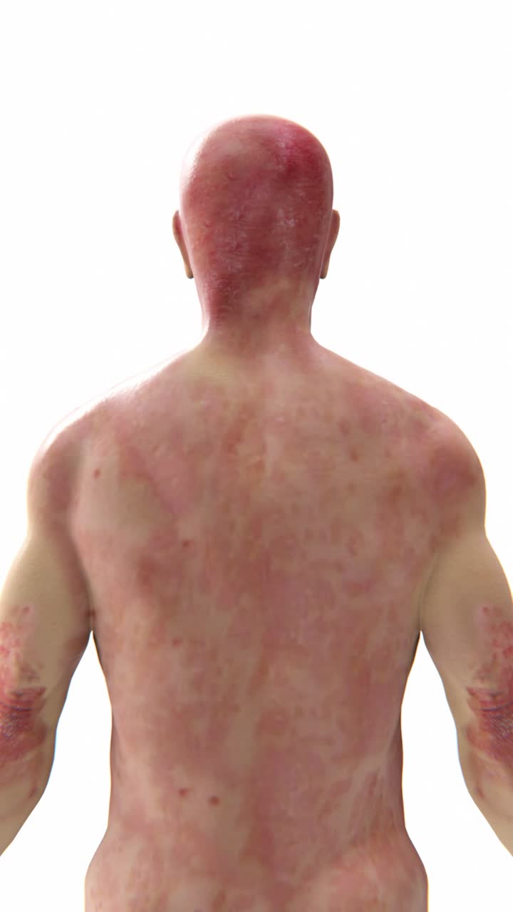 Psoriasi su gomiti, ginocchia e cuoio capelluto come placche rosse con scaglie argentee, scatenata da genetica, stress o infezioni