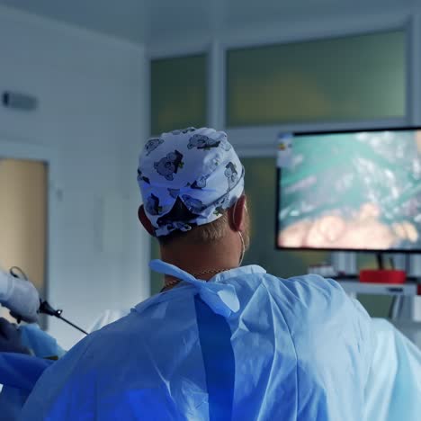 doctors during surgery in uniform