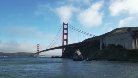 epic drone flight over golden gate bridge in san francisco (60fps)