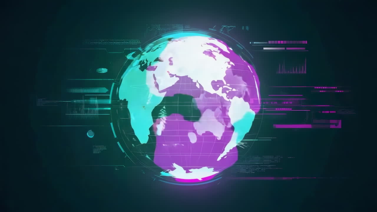 Digital Global Network and Data Connection