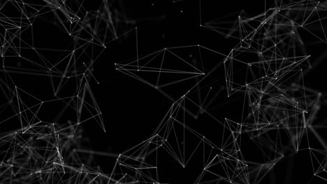 global network connection. digital technology with plexus loop background
