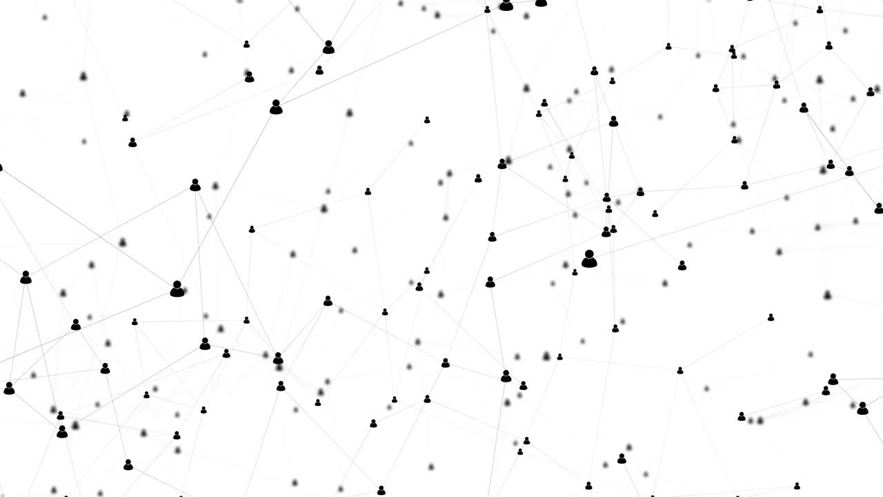 Abstract polygonal network technology background dots lines network connection space low poly data