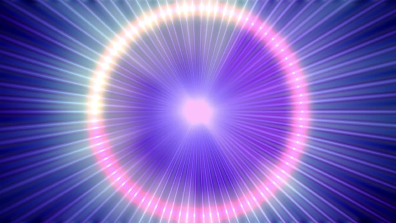 luz de rayos estelares de pulso 4k
