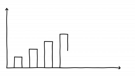 hand drawn graph infographics chart black