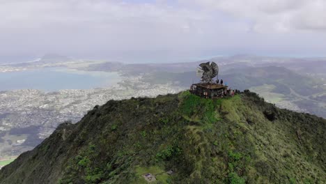 the stairway to heaven hike on oahu, hawaii, also known as the haiku stairs, is possibly the greatest attraction on the entire island