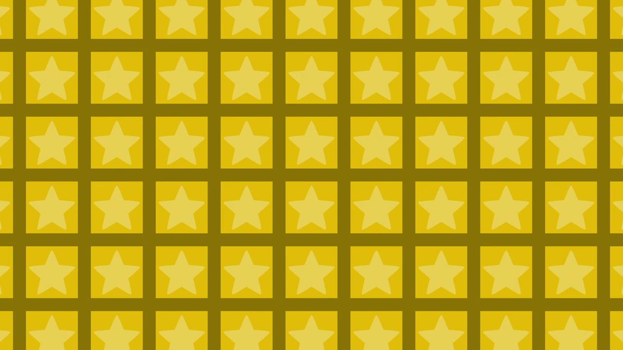 Gold Star Geometric Pattern