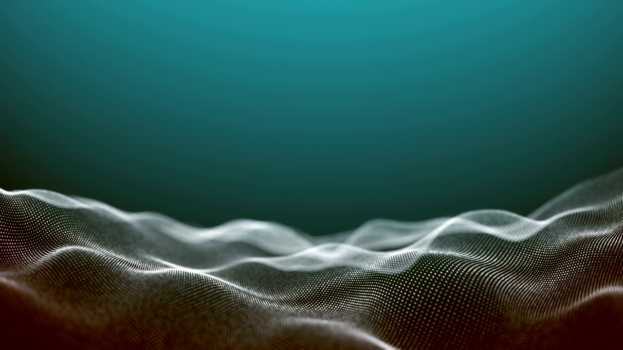 Popular abstract motion background Digital waving surface. Seamless loop. 3d animated 4K