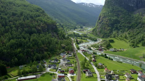 Drohnenflug-In-Norwegen---Flam