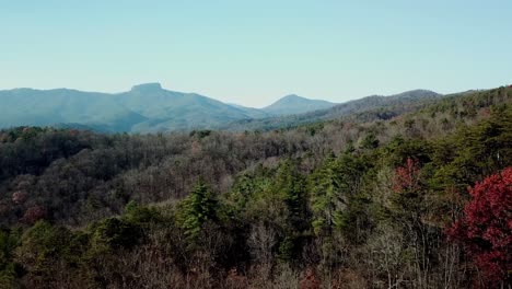 Table-Rock-Mountain-NC,-Table-Rock-Mountain-North-Carolina-Aerial,-Hawksbill-Mountain,-NC,-Hawksbill-Mountain-North-Carolina,-Linville-Gorge-Wilderness-Area