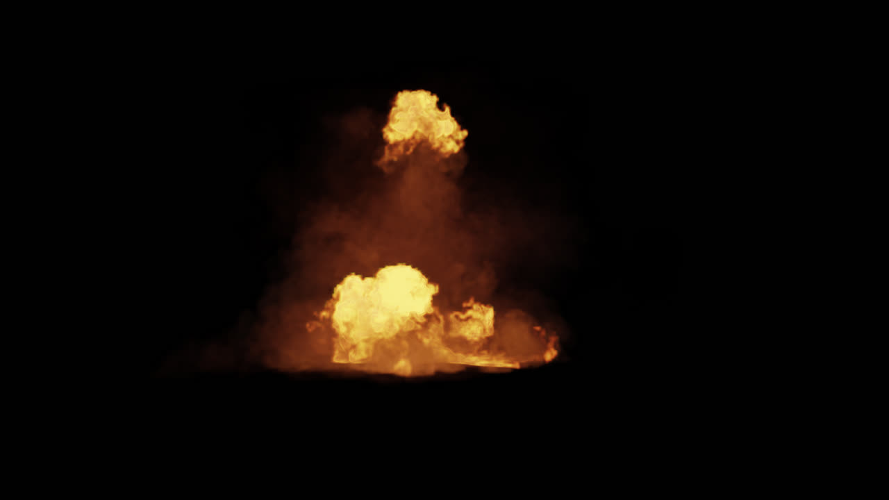 efecto de fuego de explosión