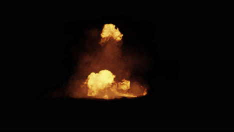 efecto de fuego de explosión