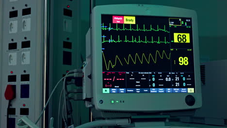 Krankenhaus,-Digitale-Maschine-Oder-Herzmonitor