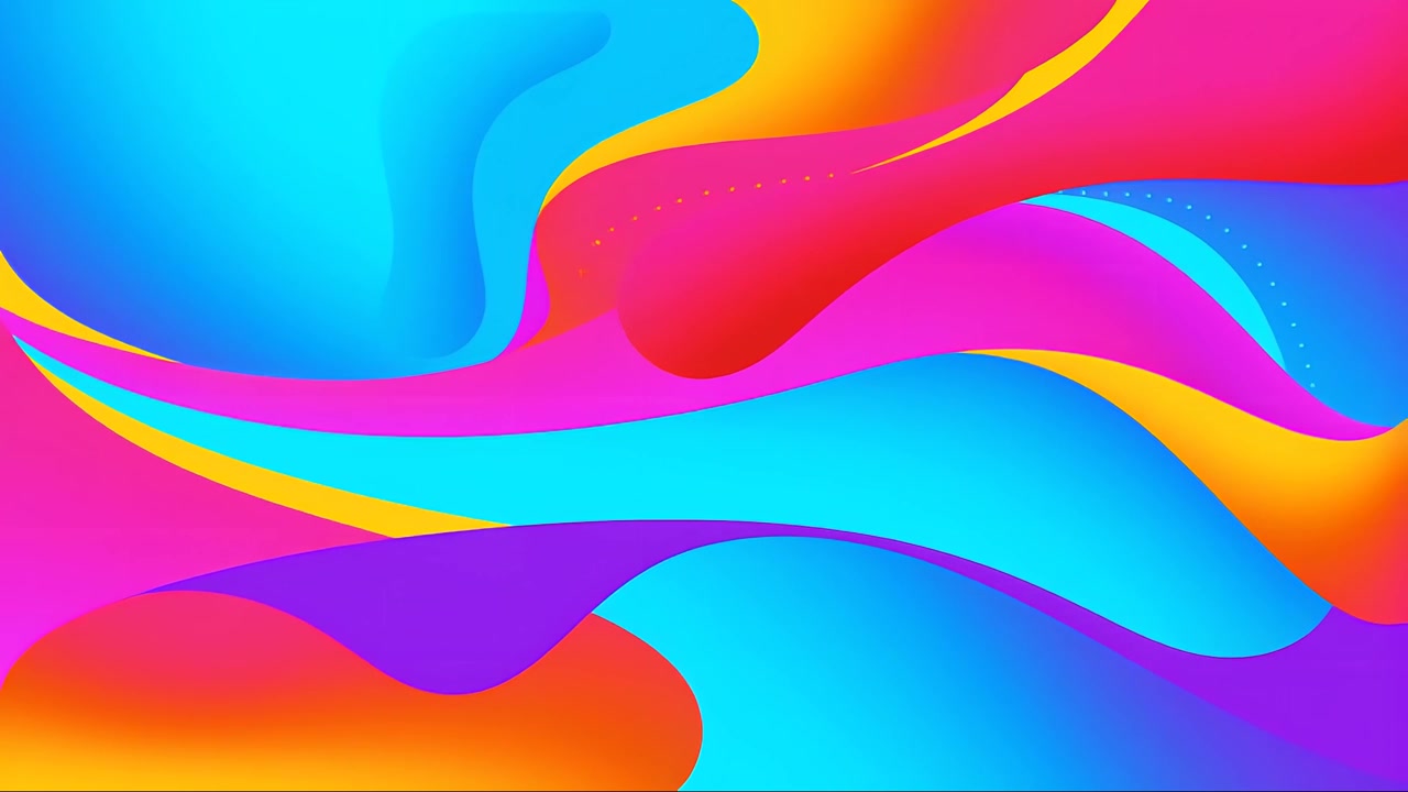 Fundo Abstrato Colorido em Movimento 4K