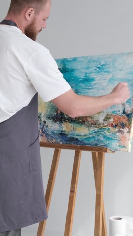 online video training for drawing pictures online video training for drawing pictures the process of creating an oil painting in the workshop drawing a picture on an easel