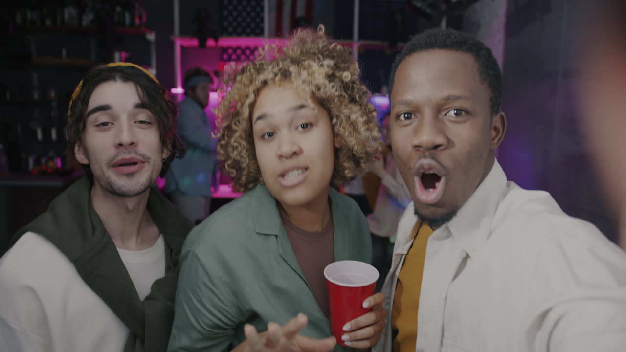 Friends Party Selfie