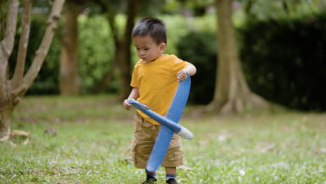 vietnamese child in a park