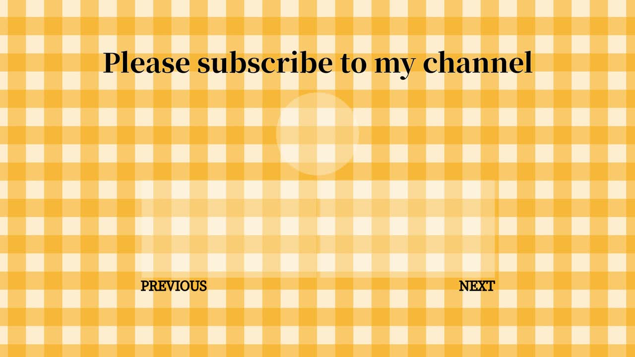 플레이드 체커드 엔드 카드 엔딩 스크린 모션 그래픽