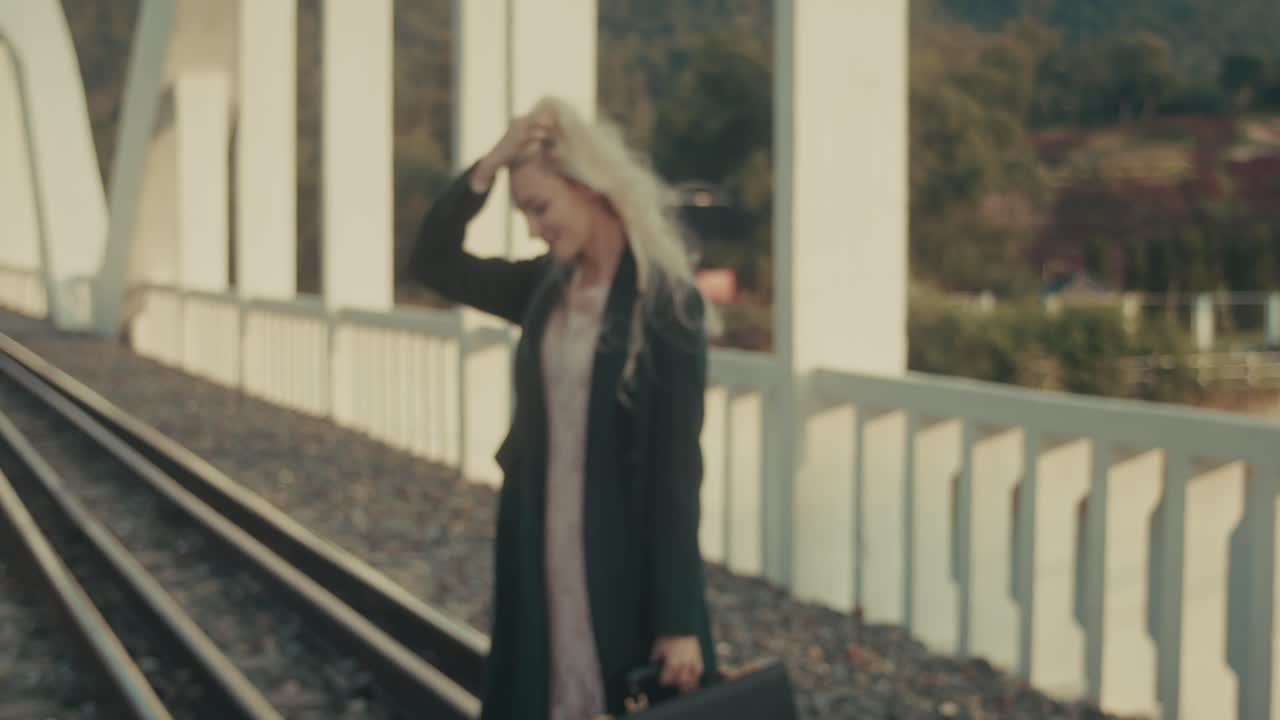 Blonde Woman Outdoors