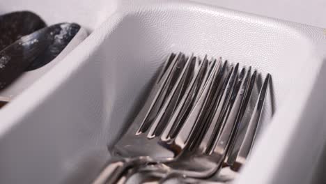 silverware in a drawer