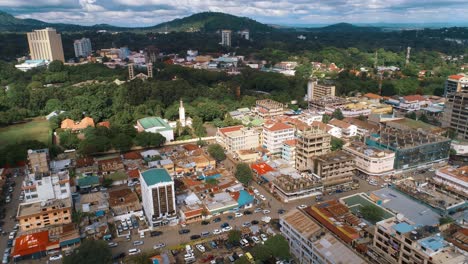 vista aérea de la ciudad de arusha