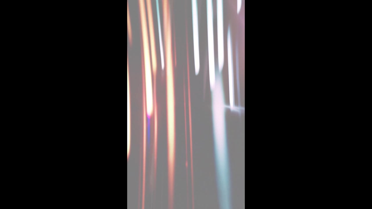 Abstract Light Streaks and Flashes in Vertical Format
