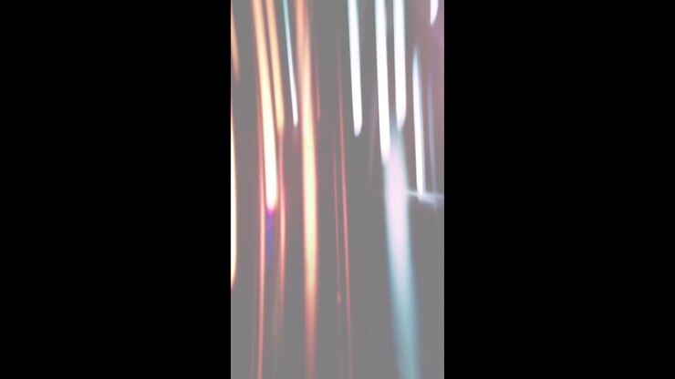 Abstract Light Streaks and Flashes in Vertical Format