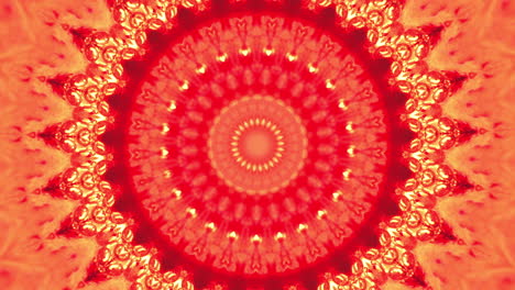 abstract rossette-like kaleidoscope animated pattern