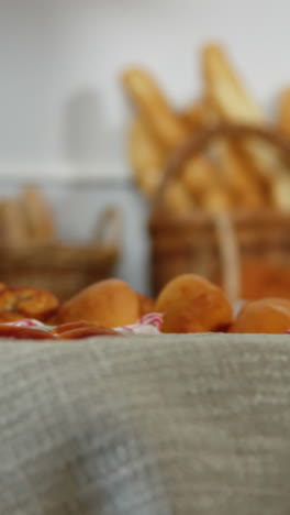 various breads at bakery section