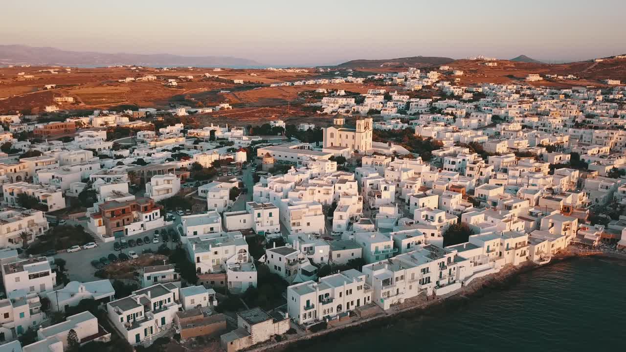 vuelo en paros, naxos, antiparos en grecia