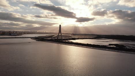 view over the river