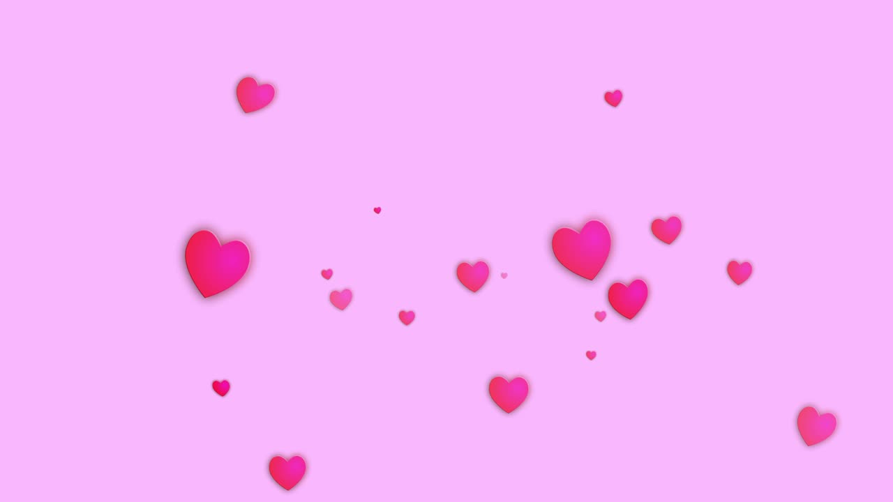 Heart mark particle animation motion graphics | Premium Stock Video Footage