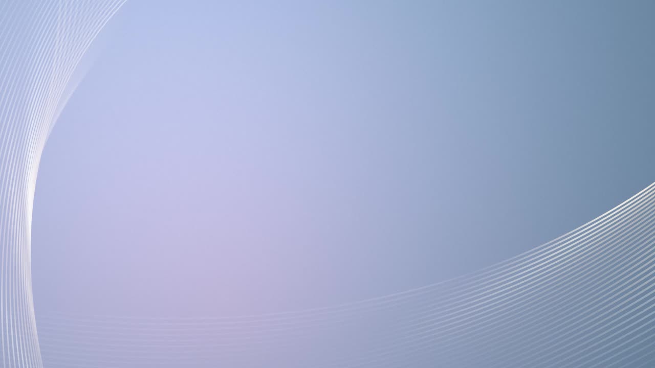 Abstract Blue Gradient Background with Flowing White Lines