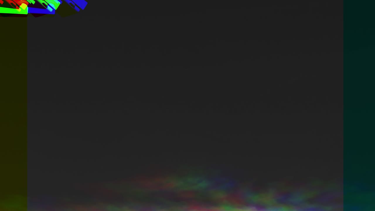 Sequence of security camera and general public street crowd with digital glitch effect