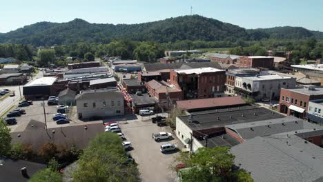 barbourville kentucky aerial push in