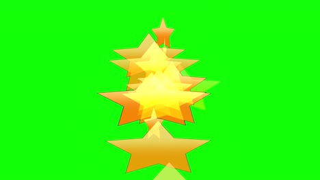 star movements with green background