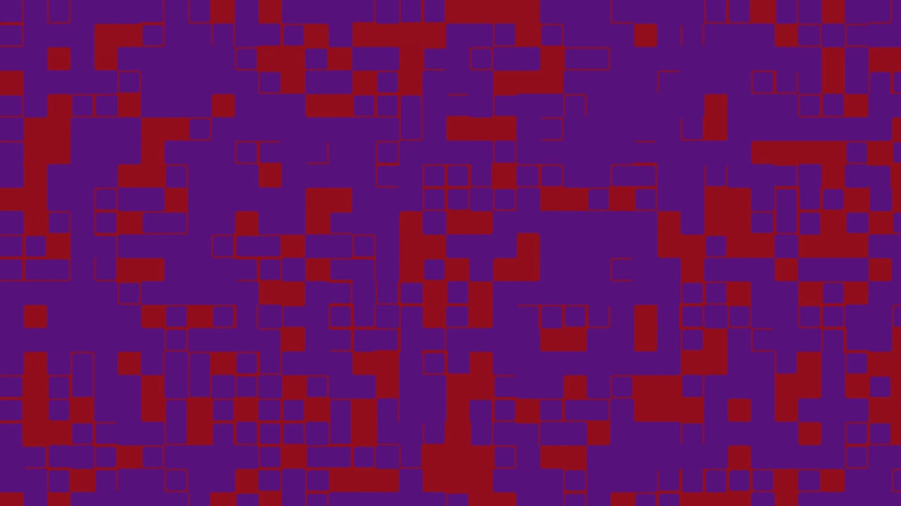 빨간색과 보라색 디지털 노이즈 신호