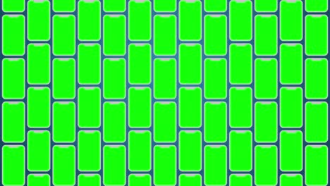 patrón de pantallas verdes de los teléfonos inteligentes fondo animado