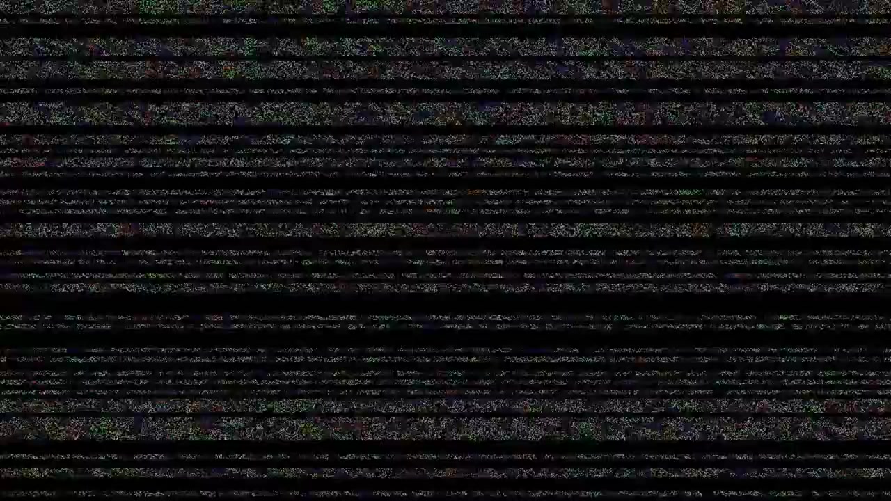 Analog Television Static Noise and Signal Interference