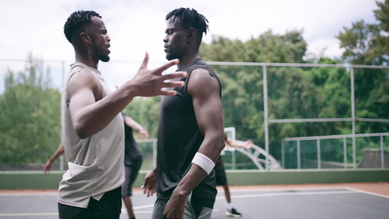 When basketball turns into a battle